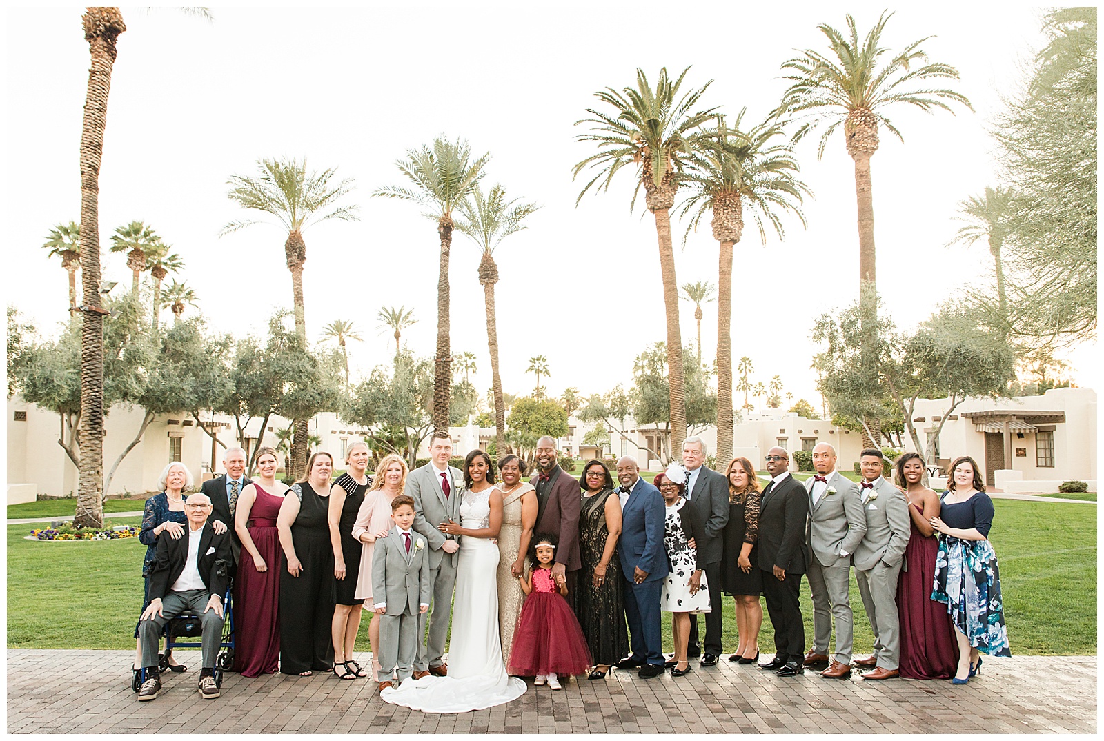 arizona wedding photography family photo