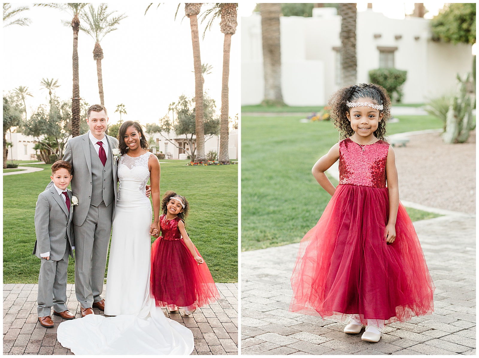 Adorable family at Wigwam Wedding in Phoenix Arizona Photographed By Stephen and Melissa Photography
