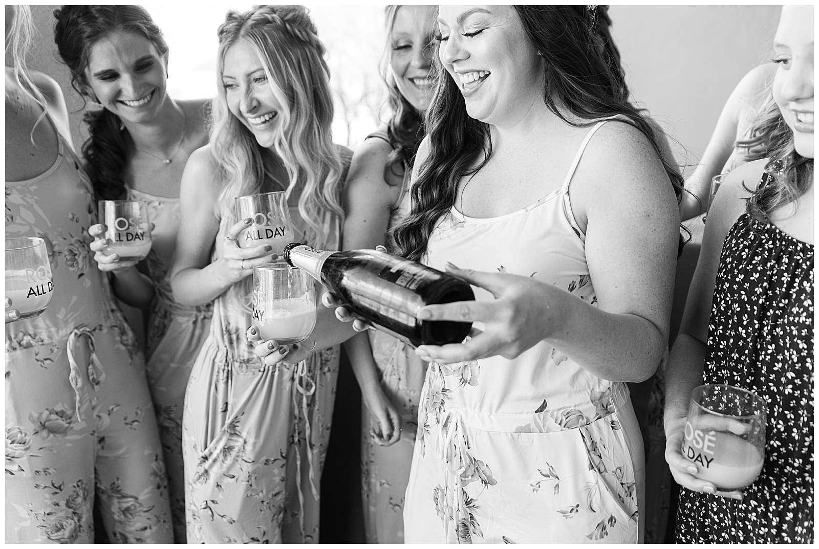 Bridesmaids Robes | phoenix wedding photographers