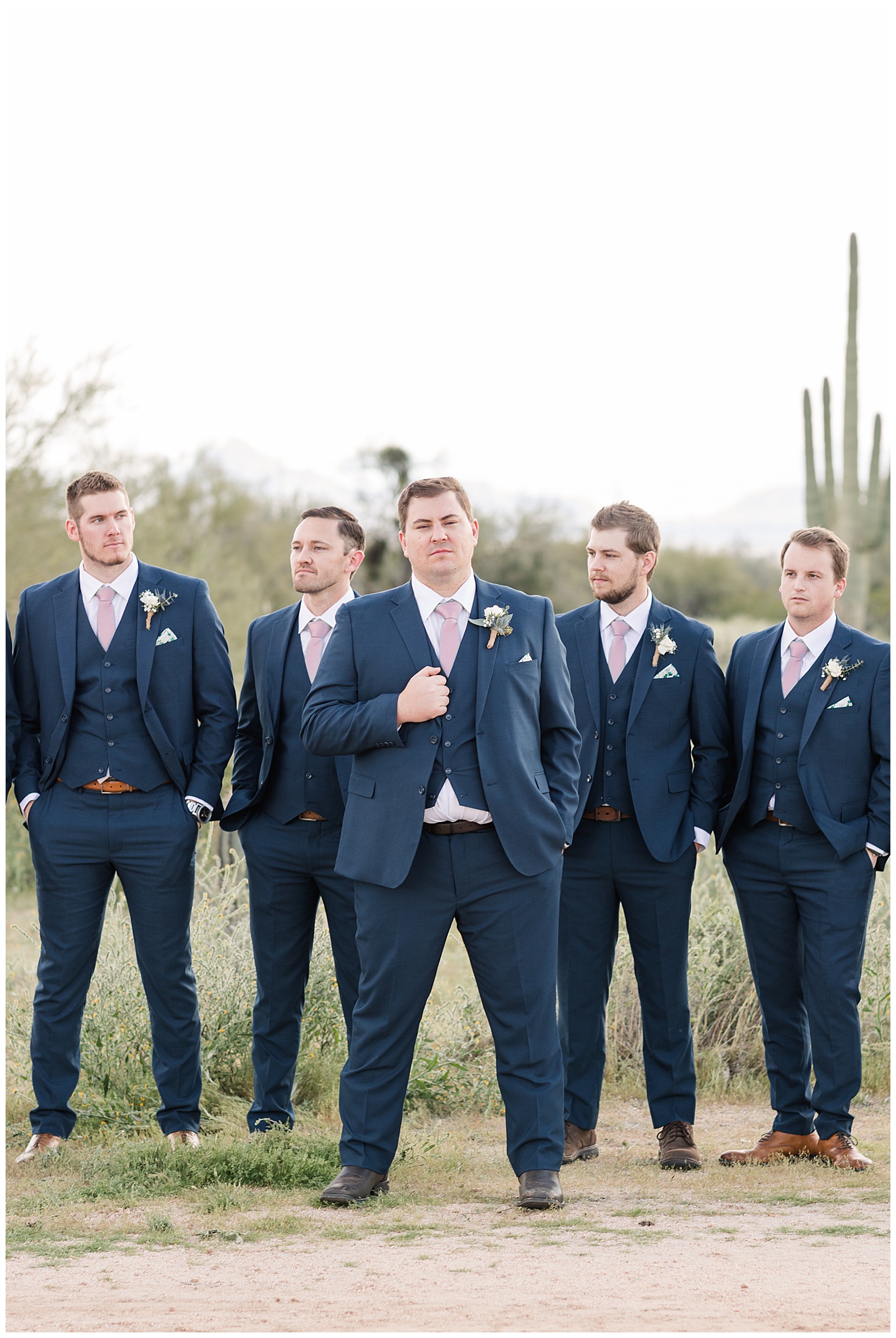 phoenix wedding photographers groomsmen 