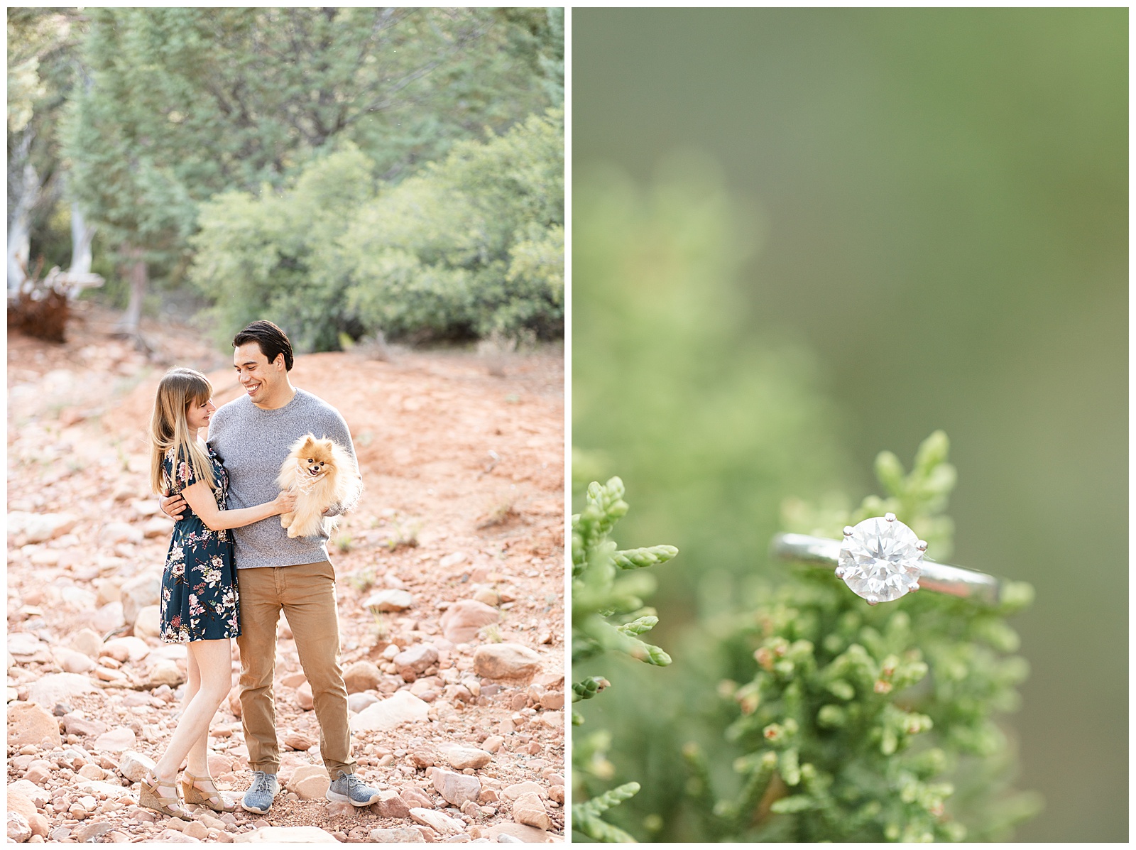 Arizona Wedding Photographer engagement ring