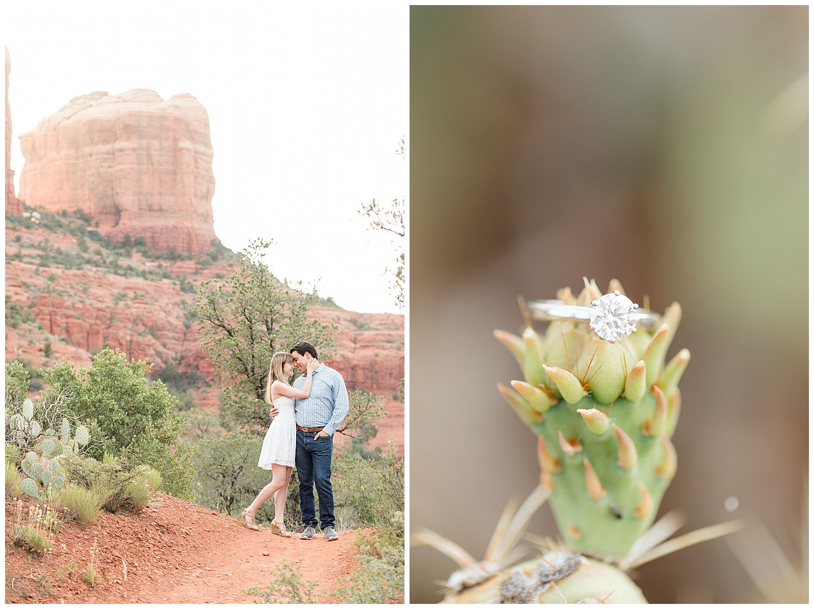 Arizona Wedding Photographer engagement sedona red rock
