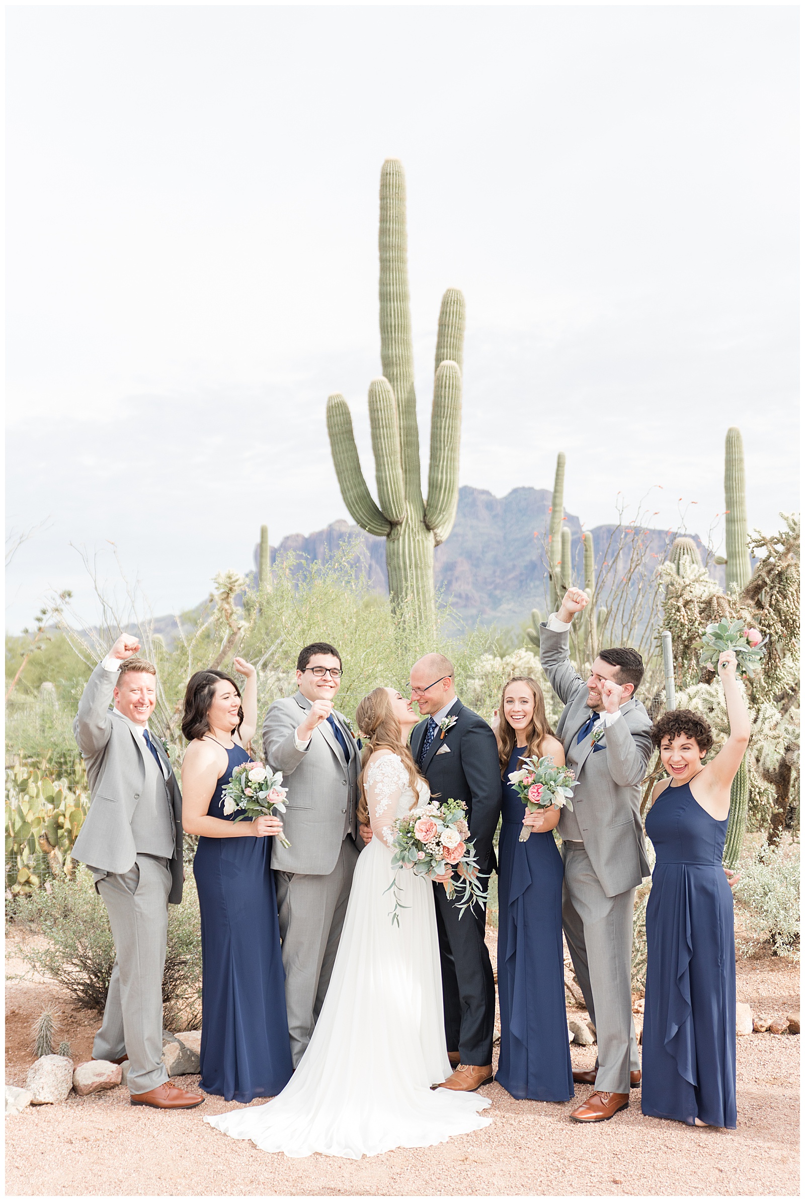 desert wedding saguaro cactus