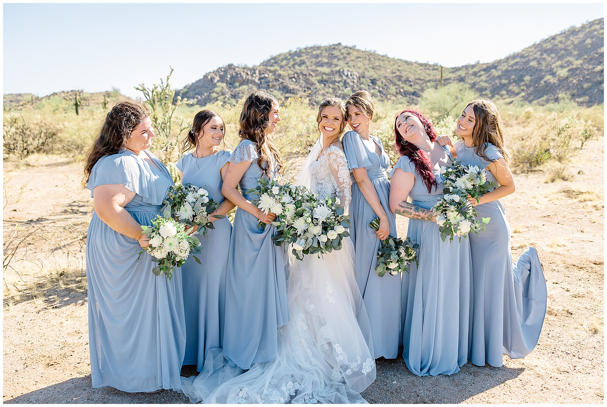 Mix 'n' match colours and styles with our beautiful bridesmaids dresses -  Inspiration