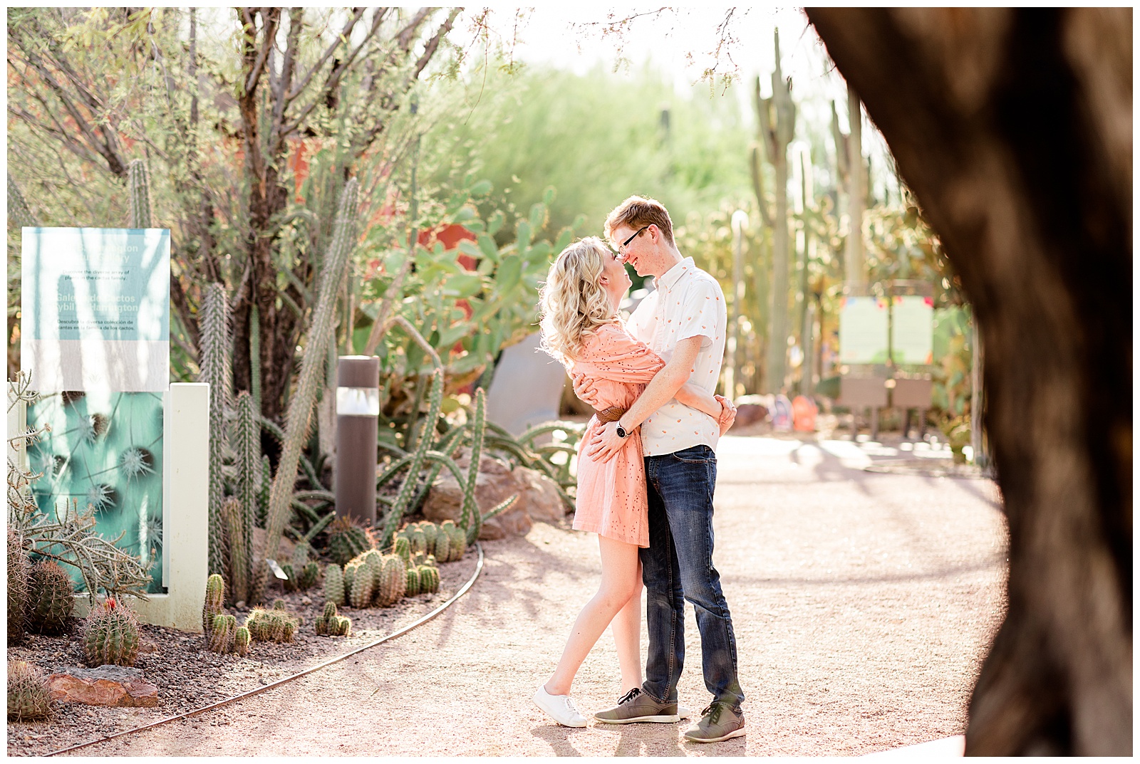 Arizona Wedding Photographers | A Desert Botanical Garden Engagement | Phoenix Wedding Photographers